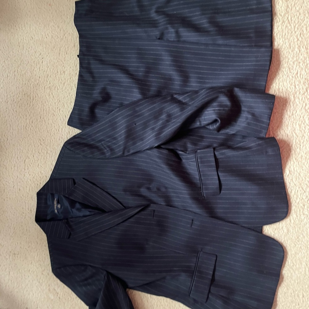 Brooks Brothers Navy Pinstripe Suit